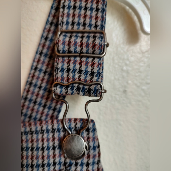 Zara Girls Heavy weight Houndstooth Overalls Sz 6 - Picture 5 of 11